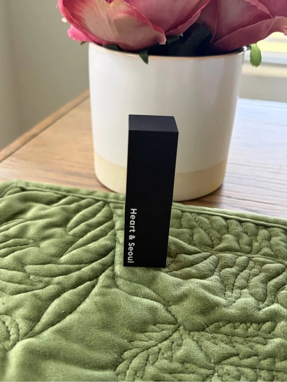 The Beauty Spy Heart & Seoul Black Rose Lipstick NWOB